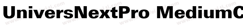 UniversNextPro MediumCond字体转换